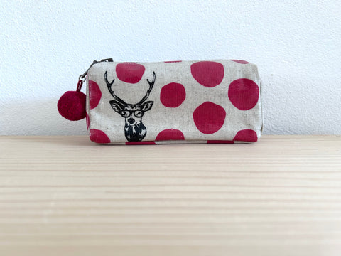 Mini-Necessaire Hirsch rot