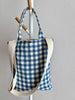 Mini-Shopper Leinen kariert Mini-Shopper Leinen kariert