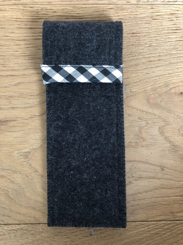 Stifte-Etui Filz anthrazit