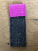 Stifte-Etui Filz pink/grau Stifte-Etui Filz pink/grau