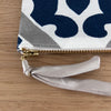 Mini-Täschli Canvas blau/grau