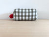 Mini-Necessaire khaki/weiss