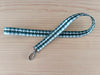 Schlüsselband Seide grün