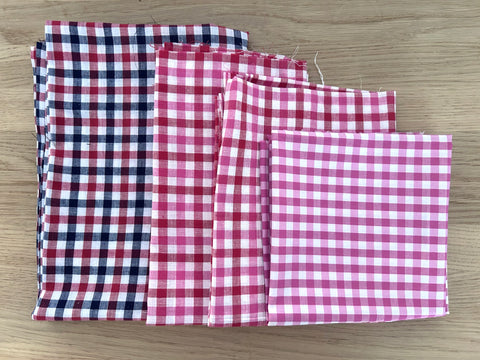 Stoffpaket H, grosskariert