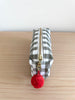 Mini-Necessaire khaki/weiss