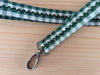 Schlüsselband Seide grün