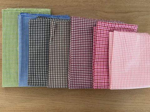 Stoffpaket K, kleinkariert