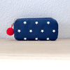 Mini-Necessaire Sterne dunkelblau