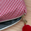 Mini-Necessaire Seide rot