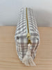 Necessaire grau/ecru kariert
