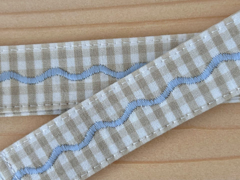 Schlüsselband Baumwolle beige