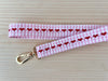 Schlüsselband Baumwolle rosa