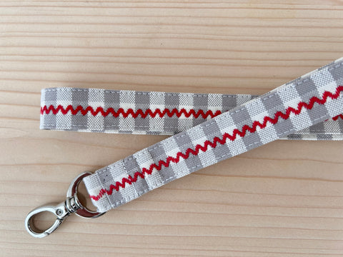 Schlüsselband Canvas taupe