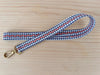 Schlüsselband Baumwolle jeansblau