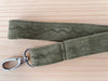 Schlüsselband Leder khaki