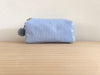 Mini-Necessaire blau/weiss gestreift