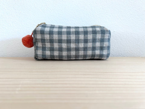 Mini-Necessaire salbeigrün/beige