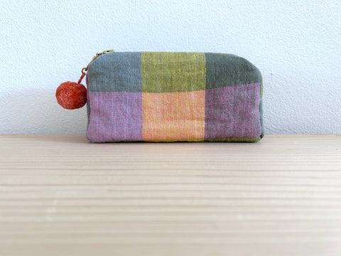 Mini-Necessaire Leinenstoff