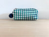 Mini-Necessaire Seide grün/blau/weiss