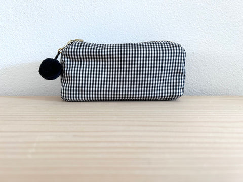Mini-Necessaire Seide schwarz