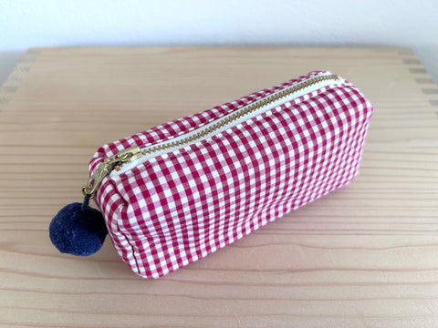 Mini-Necessaire rot/weiss