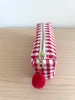 Mini-Necessaire Seide rot