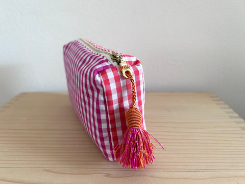 Necessaire orange/pink/weiss