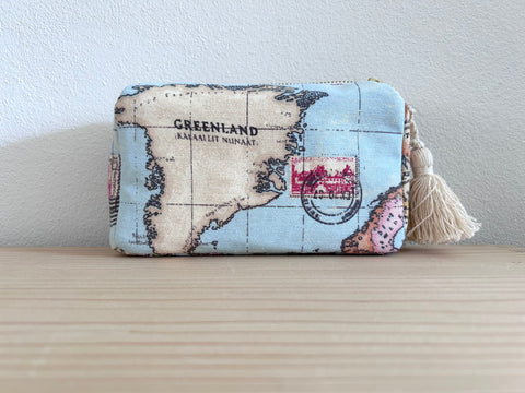 Necessaire Weltkarte