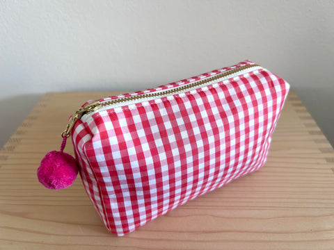Necessaire orange/weiss