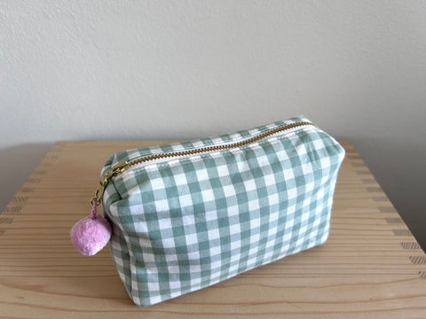 Necessaire Pistazie/weiss