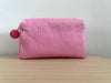 Necessaire pink gestreift