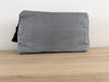 Necessaire Seide schwarz/weiss