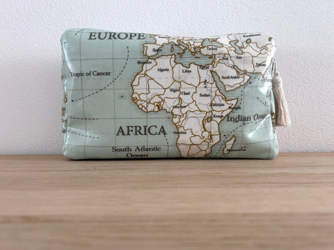 Necessaire Weltkarte