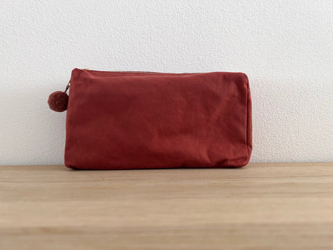 Necessaire Oilskin rostrot