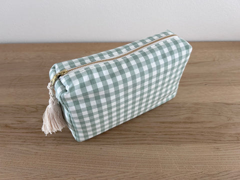Necessaire pistazie/weiss