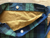 Umhängetasche blau/grün kariert