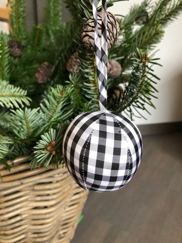 Weihnachtskugel schwarz