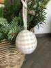 Weihnachtskugel beige