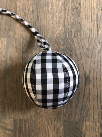 Weihnachtskugel schwarz