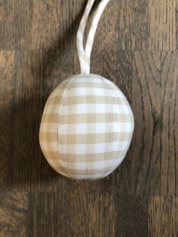 Weihnachtskugel beige