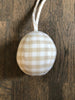 Weihnachtskugel beige