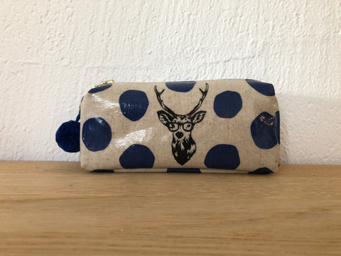 Mini-Necessaire Hirsch blau