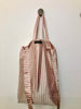 Seidentasche rostrot/beige kariert