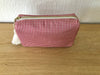 Necessaire Seide rot kleinkariert