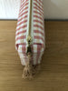 Necessaire Seide rost/beige/weiss