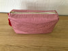 Necessaire Seide rot kleinkariert