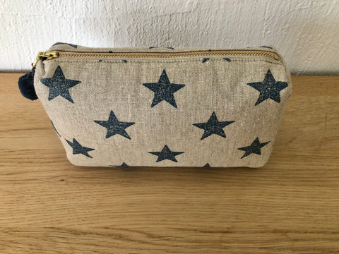 Necessaire Leinenstoff beige