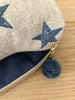 Necessaire Leinenstoff beige