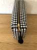Necessaire Seide schwarz grosskariert