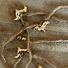 Wickelarmband Dackel beige